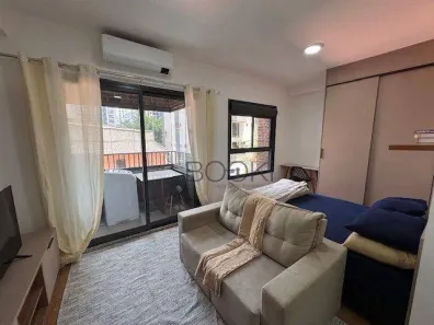Apartamento com 1 Quarto para venda ou aluguel, 25m² no Indianópolis, São Paulo