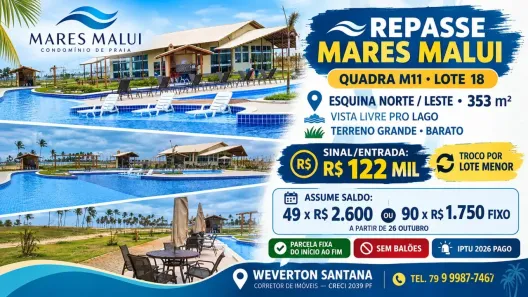 Lote/Terreno à venda, 353m² no , Barra dos Coqueiros