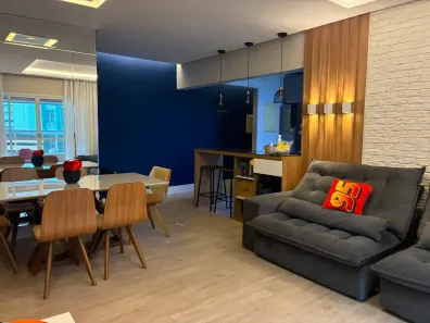 Apartamento com 2 Quartos para alugar, 84m² no Boqueirão, Santos