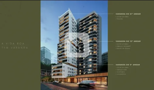 Apartamento com 1 Quarto à venda, 52m² no Gávea, Uberlândia
