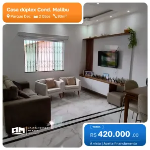 Casa de Condomínio com 2 Quartos à venda, 93m² no Parque 10 de Novembro, Manaus