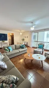 Apartamento com 3 Quartos para alugar, 100m² no Pitangueiras, Guarujá