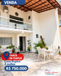 Casa com 3 Quartos à venda, 151m² no Itapuã, Salvador