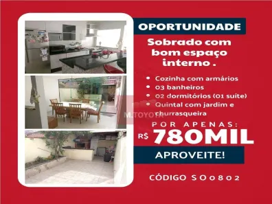 Sobrado com 2 Quartos à venda, 120m² no Vila Pedro Moreira, Guarulhos