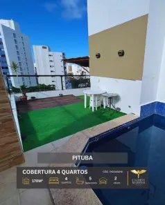 Cobertura com 4 Quartos à venda, 170m² no Pituba, Salvador