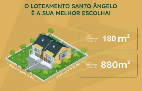 Lote/Terreno à venda, 180m² no Santos Dumont, Cascavel