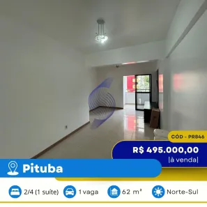 Apartamento com 2 Quartos à venda, 62m² no Pituba, Salvador