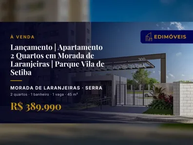 Apartamento com 2 Quartos à venda, 45m² no Morada de Laranjeiras, Serra