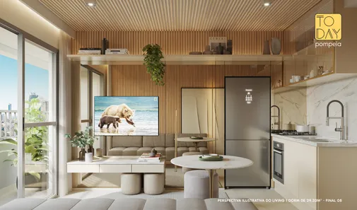 Apartamento com 1 Quarto à venda, 29m² no Perdizes, São Paulo