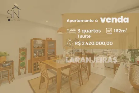 Apartamento com 3 Quartos à venda, 162m² no Laranjeiras, Rio de Janeiro