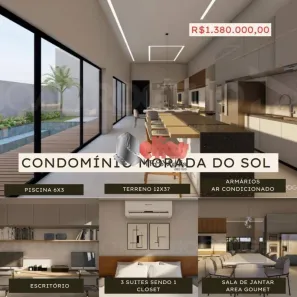 Casa de Condomínio com 3 Quartos à venda, 215m² no Morada das Flores, Piratininga