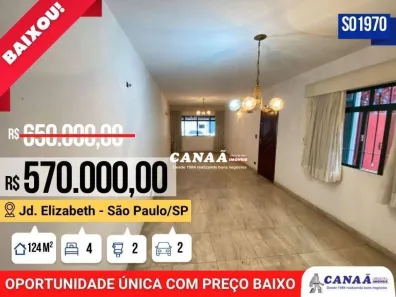 Sobrado com 4 Quartos à venda, 124m² no Jardim Elizabeth, São Paulo