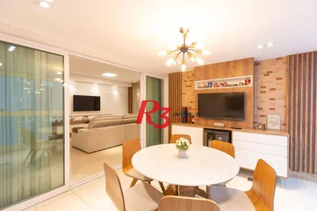 Apartamento com 3 Quartos à venda, 125m² no Ponta da Praia, Santos