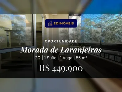 Apartamento com 2 Quartos à venda, 55m² no Morada de Laranjeiras, Serra