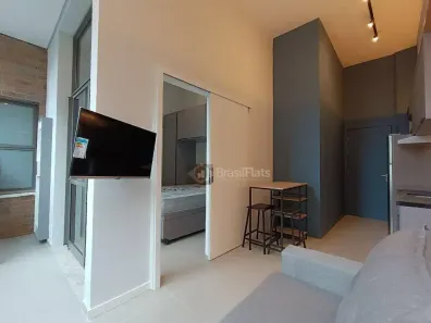 Flat com 1 Quarto para alugar, 34m² no Jardim das Acácias, São Paulo