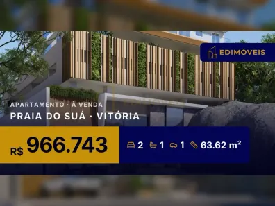 Apartamento com 2 Quartos à venda, 63m² no Praia do Suá, Vitória