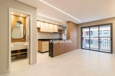 Apartamento com 1 Quarto para alugar, 51m² no Alphaville Centro Industrial e Empresarial/Alphaville., Barueri