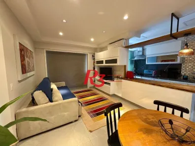 Apartamento com 2 Quartos à venda, 73m² no Gonzaga, Santos