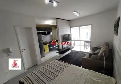 Flat com 1 Quarto para alugar, 37m² no Indianópolis, São Paulo