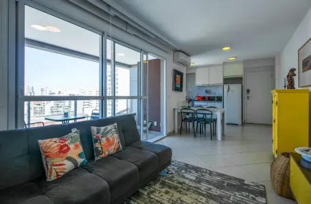 Apartamento com 1 Quarto para venda ou aluguel, 48m² no Consolação, São Paulo