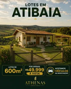 Lote/Terreno à venda, 600m² no Jardim Maracanã, Atibaia