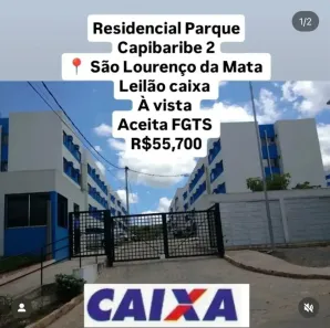 Apartamento com 2 Quartos à venda, 48m² no Parque Capibaribe, São Lourenço da Mata