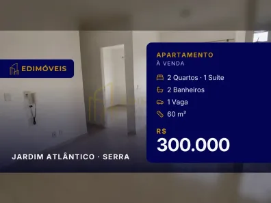 Apartamento com 2 Quartos à venda, 60m² no Jardim Atlântico, Serra