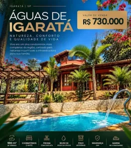 Casa de Condomínio com 3 Quartos à venda, 980m² no Águas de Igaratá, Igaratá