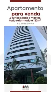 Apartamento com 3 Quartos à venda, 80m² no Casa Amarela, Recife