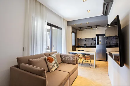 Apartamento com 1 Quarto para alugar, 49m² no Jardim Paulistano, São Paulo