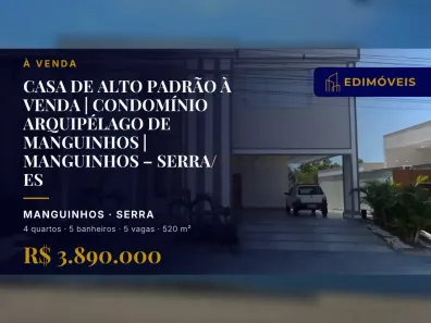 Casa com 4 Quartos à venda, 520m² no Manguinhos, Serra