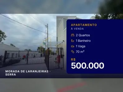 Apartamento com 2 Quartos à venda, 70m² no Morada de Laranjeiras, Serra