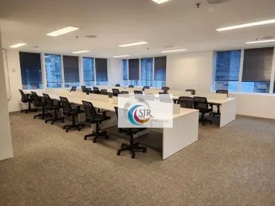Sala Comercial para alugar, 172m² no Cidade Monções, São Paulo