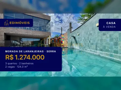 Casa com 3 Quartos à venda, 124m² no Morada de Laranjeiras, Serra