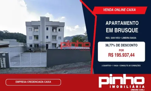 Apartamento com 2 Quartos à venda, 59m² no Limeira Baixa, Brusque