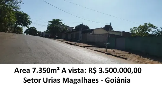 Lote/Terreno à venda, 7350m² no Setor Urias Magalhães, Goiânia