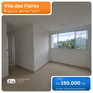 Apartamento com 2 Quartos à venda, 40m² no Lago Azul, Manaus