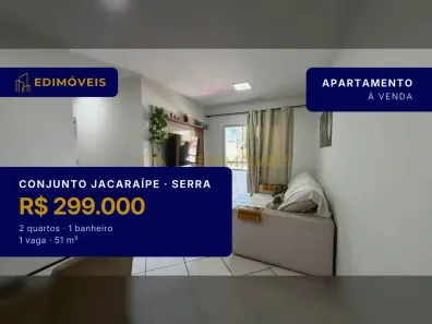 Apartamento com 2 Quartos à venda, 51m² no Conjunto Jacaraípe, Serra