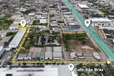 Lote/Terreno à venda, 2560m² no Parque Esperança, Cabedelo