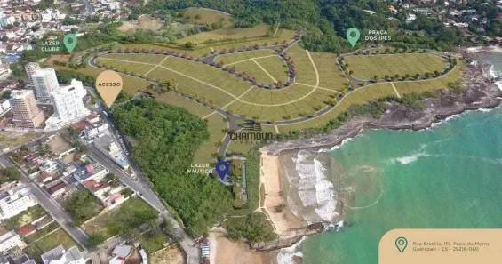 Lote/Terreno à venda, 490m² no Praia do Morro, Guarapari