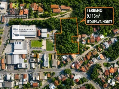 Lote/Terreno à venda, 9116m² no Itoupava Norte, Blumenau