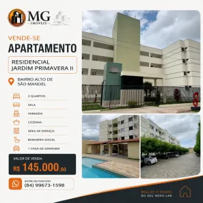 Apartamento com 2 Quartos à venda, 64m² no Alto do Sumaré, Mossoró