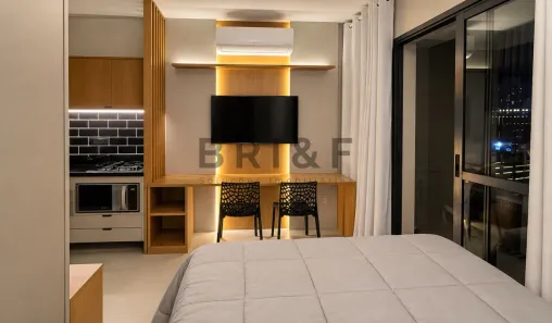 Apartamento com 1 Quarto para alugar, 25m² no Vila Cordeiro, São Paulo