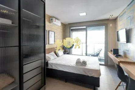 Flat com 1 Quarto para alugar, 24m² no Perdizes, São Paulo
