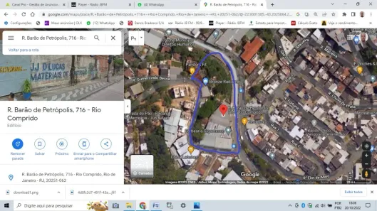 Lote/Terreno à venda, 4400m² no Rio Comprido, Rio de Janeiro