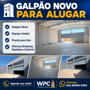 Galpão/Depósito/Armazém para alugar, 300m² no Vila São Sebastião, Senador Canedo