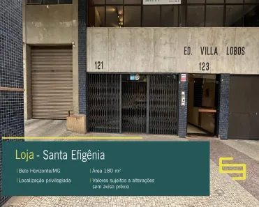 Ponto Comercial para alugar, 180m² no Santa Efigênia, Belo Horizonte