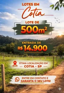 Lote/Terreno à venda, 500m² no Granja Viana, Cotia