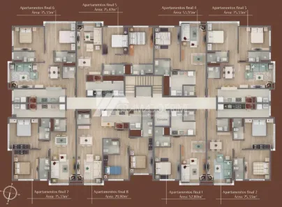 Apartamento com 2 Quartos à venda, 75m² no Centro, Gramado