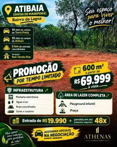 Lote/Terreno à venda, 600m² no Roseira, Mairiporã